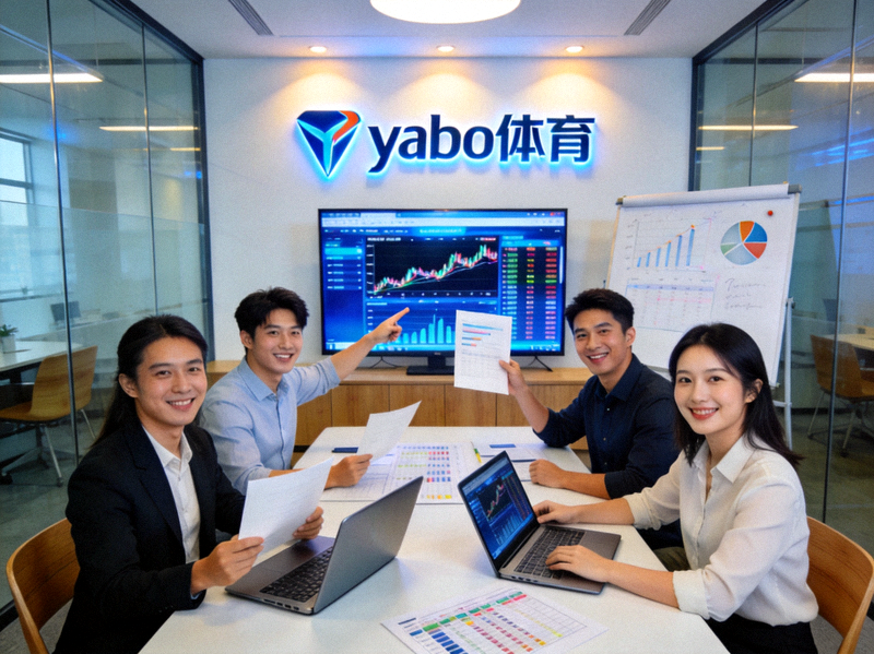 yabo体育团队在现代化办公室中协作讨论体育赛事项目的场景