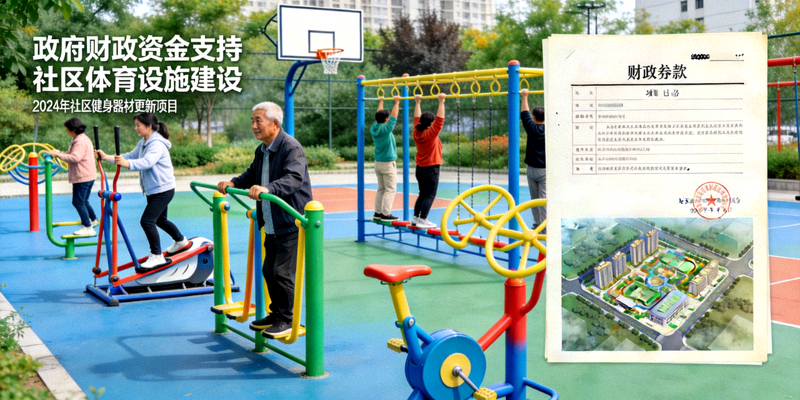 政府财政资金支持社区体育设施建设的新闻报道配图